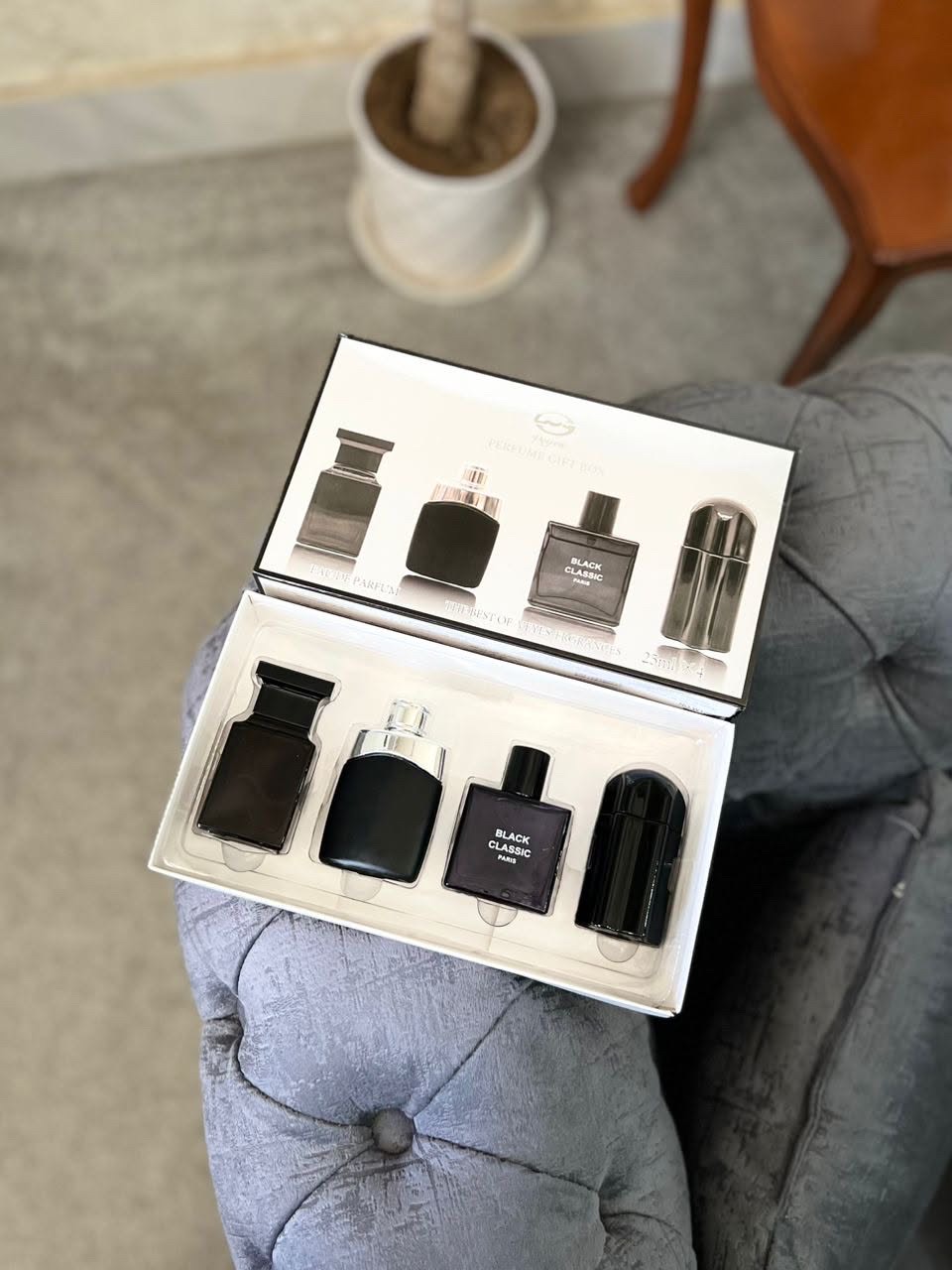 پک عطر مینی ۴ عددی مردانه🖤